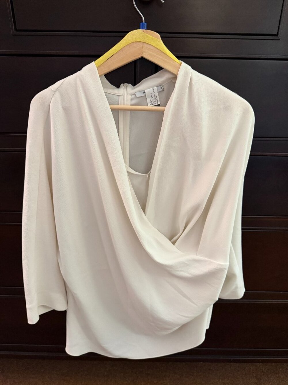 MM LaFleur Alabaster Blouse Size +1